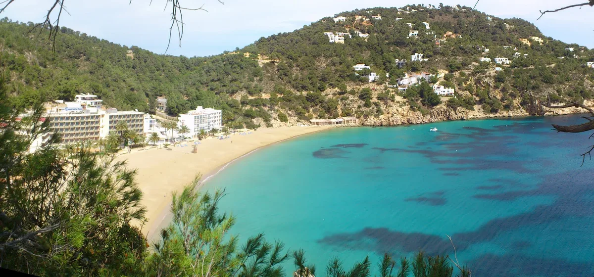Cala de Sant Vicent Beach, Sant Joan de Labritja, Balearic Islands, Spain — 3