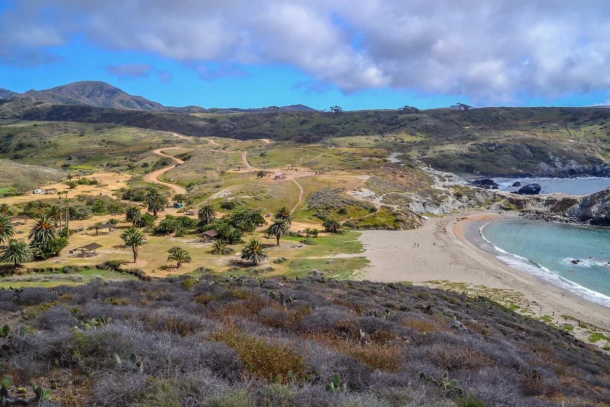 Spiaggia di Little Harbor, Two Harbors, California Islands, Stati Uniti — 2