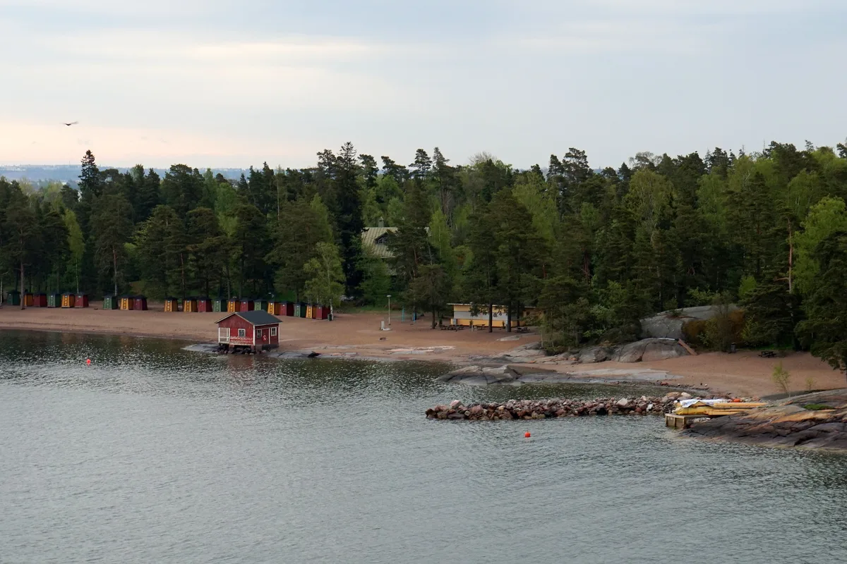 Spiaggia di Pihlajasaari, Helsinki, Uusimaa, Finland