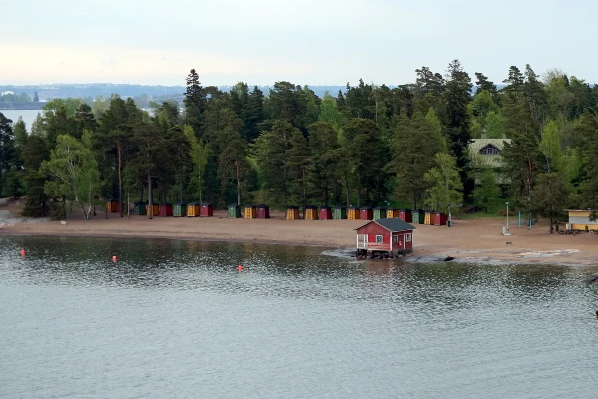 Spiaggia di Pihlajasaari, Helsinki, Uusimaa, Finland — 2
