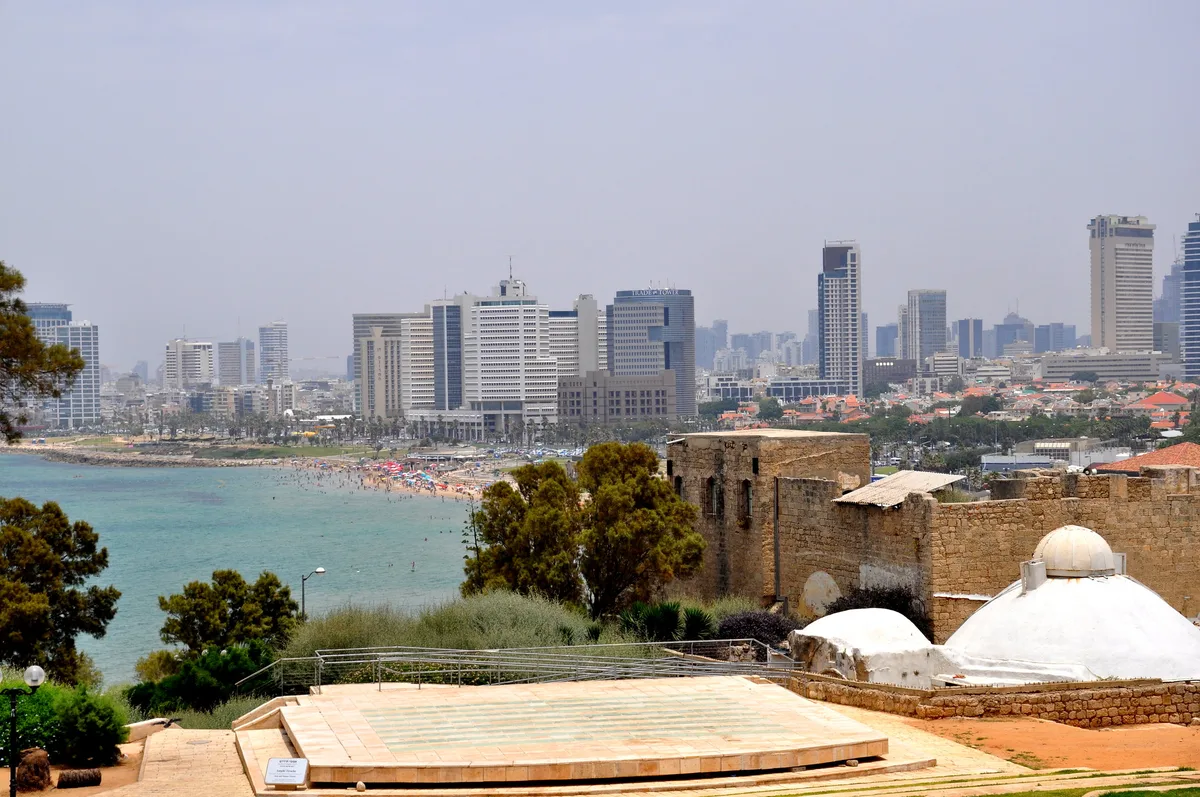 Jaffa Fisherman's Beach, Tel Aviv-Yafo, Mediterranean Levant, Israel — 4