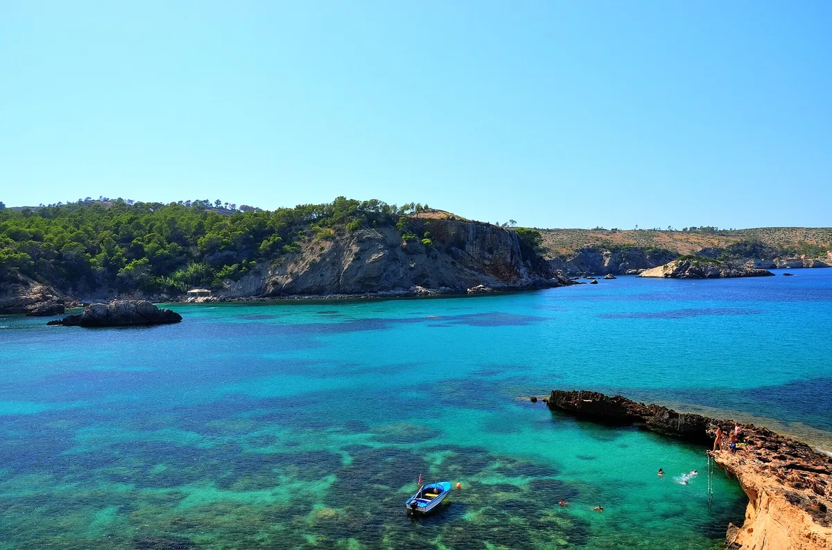 S'Illot d'es Rencli Beach, Sant Joan de Labritja, Balearic Islands, Spain — 3