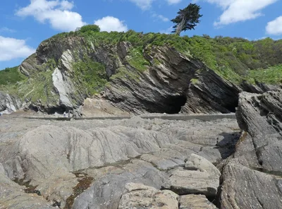 Combe Martin Beach, Combe Martin, British Coast, United Kingdom — 2
