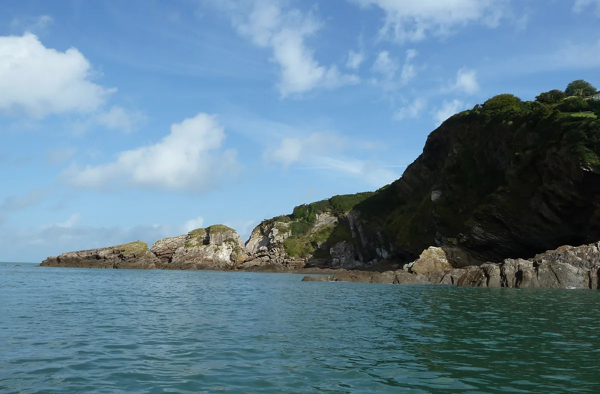 Combe Martin Beach, Combe Martin, British Coast, United Kingdom