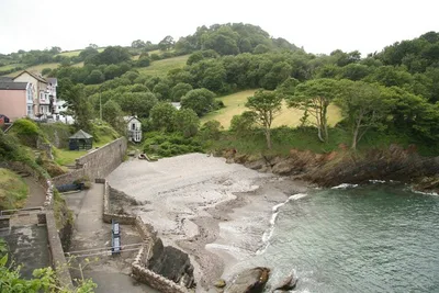 Combe Martin Beach, Combe Martin, British Coast, United Kingdom — 4