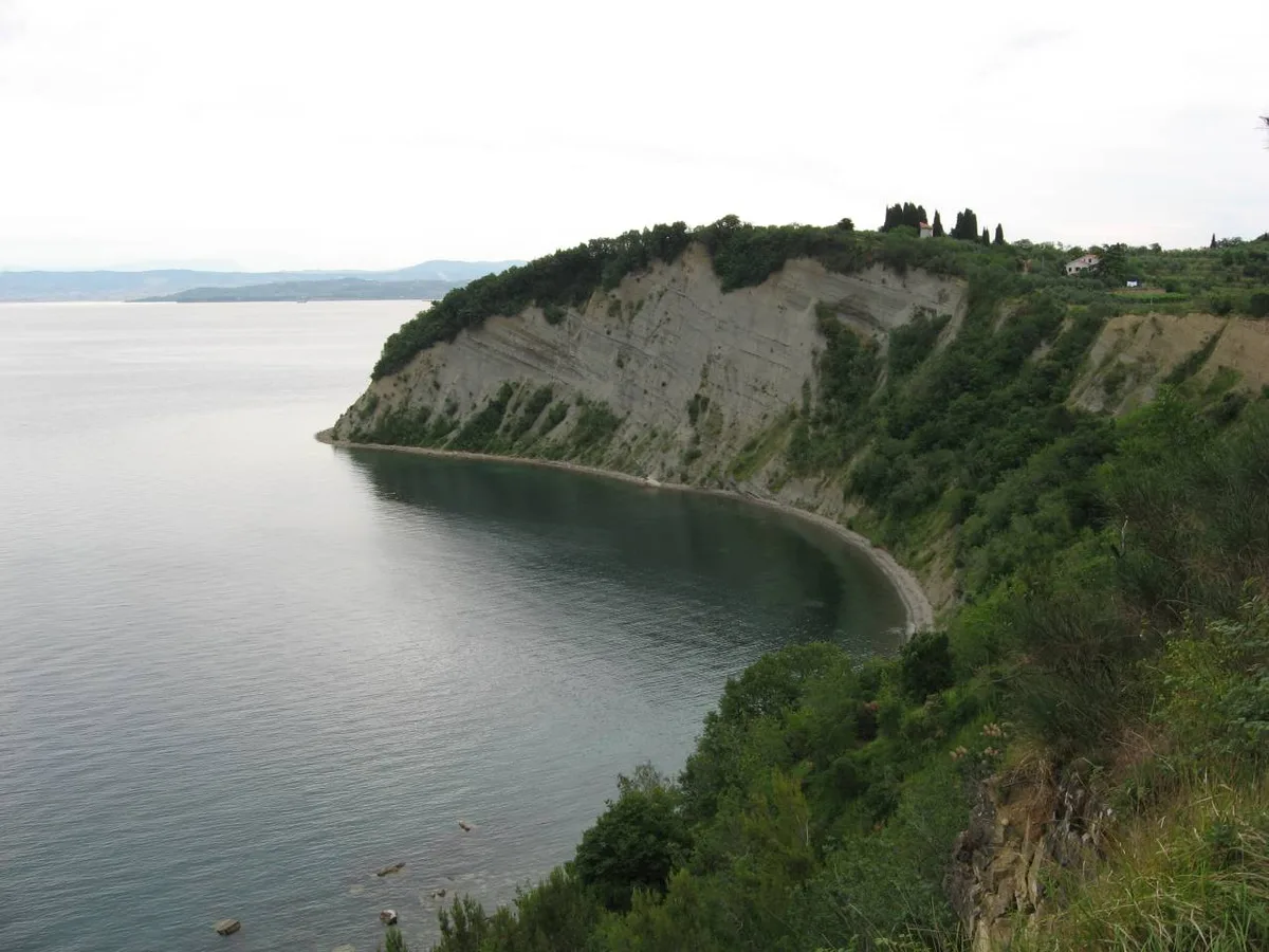 Playa FKK Strunjan, Piran, Slovenian Riviera, Slovenia