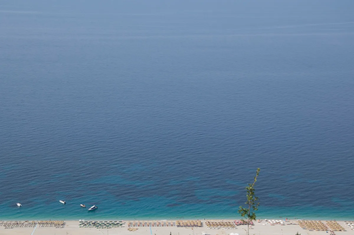 Dhërmi Beach, Himarë, Adriatic, Albania