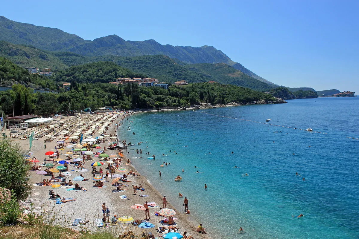 Kamenovo Beach, Budva, Adriatic Coast, Montenegro — 2
