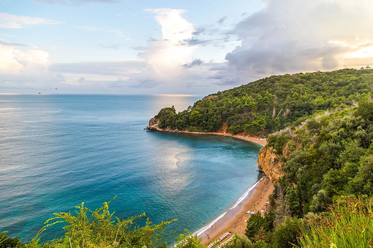 Mogren Beach, Budva, Adriatic Coast, Montenegro