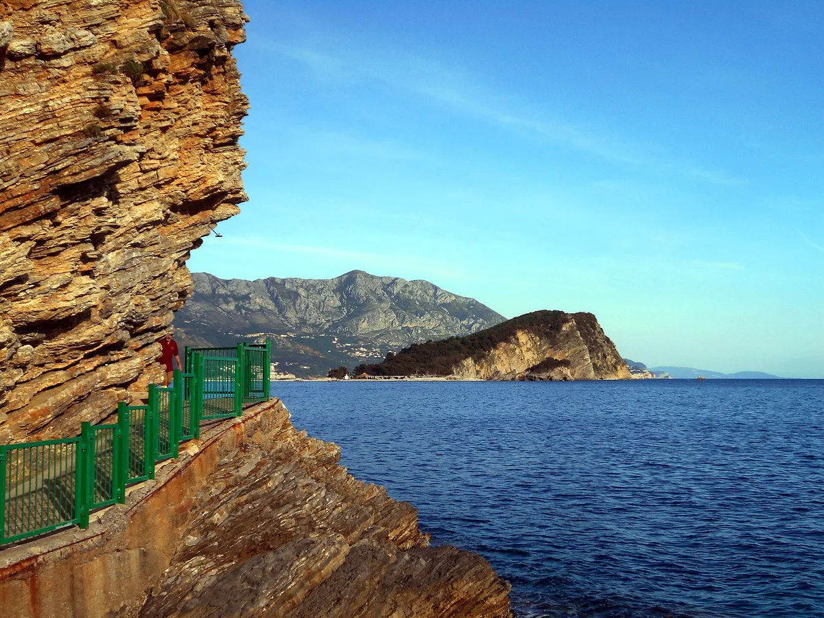 Mogren Beach, Budva, Adriatic Coast, Montenegro — 2