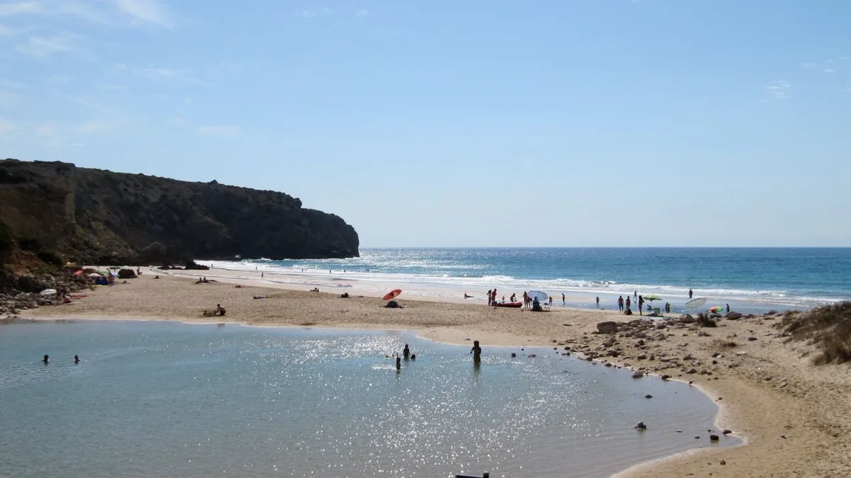 Zavial Beach, Vila do Bispo, Portuguese Atlantic, Portugal — 2