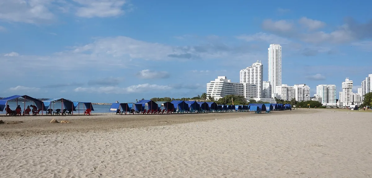 Laguito Beach, Cartagena de Indias, Colombian Caribbean, Colombia — 2