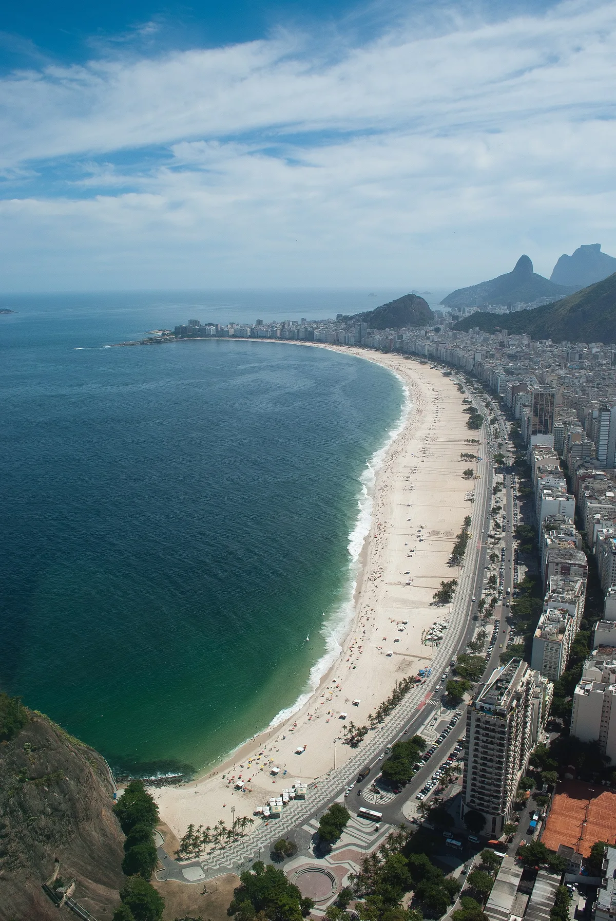 Copacabana-Strand, Copacabana, Brazilian Atlantic, Brasilien
