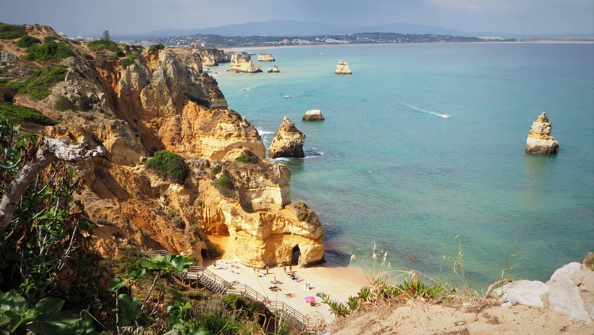 Spiaggia di Camilo, Lagos, Portuguese Atlantic, Portogallo