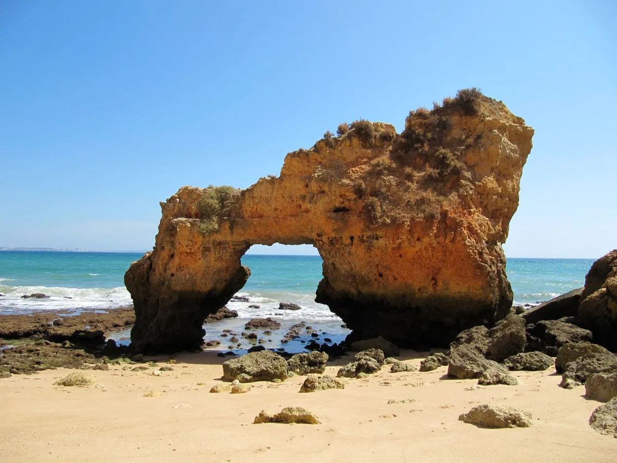 Spiaggia di Camilo, Lagos, Portuguese Atlantic, Portogallo — 2