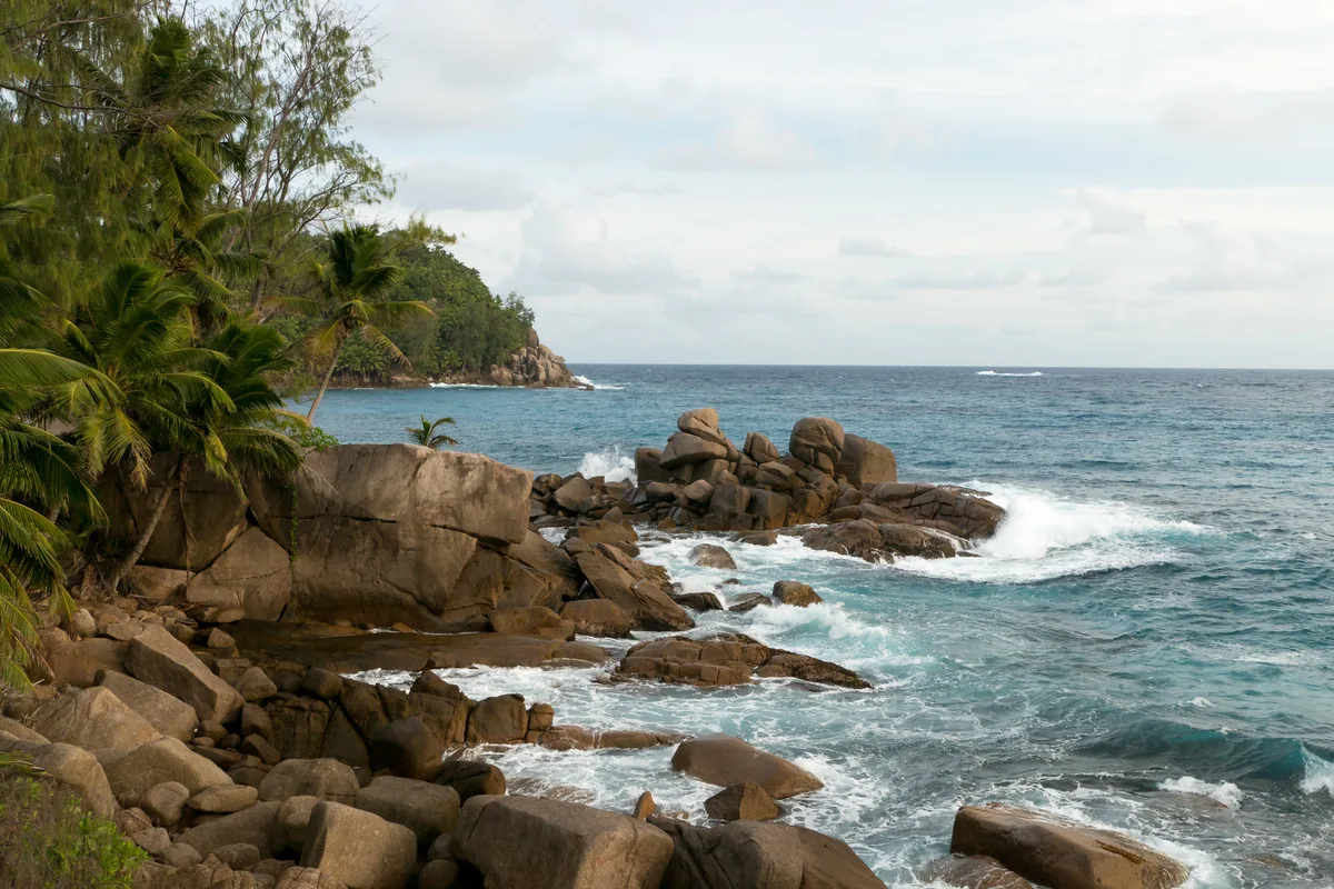 Anse Petit Police Beach, Takamaka, Seychelles Inner Islands, Seychelles