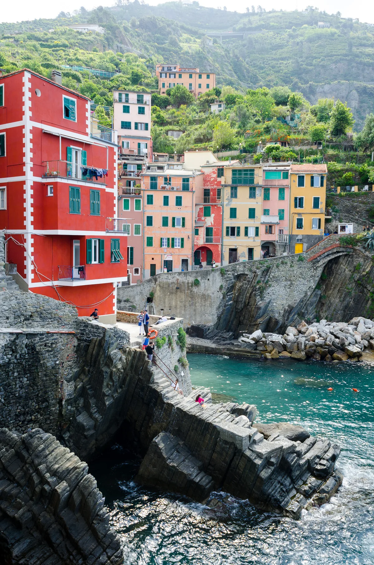Riomaggiore Beach, Riomaggiore, Liguria, Italy
