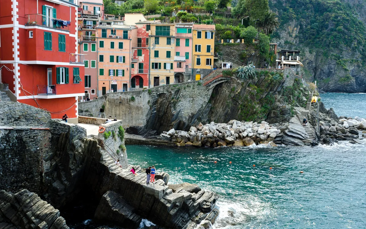 Riomaggiore Beach, Riomaggiore, Liguria, Italy — 5