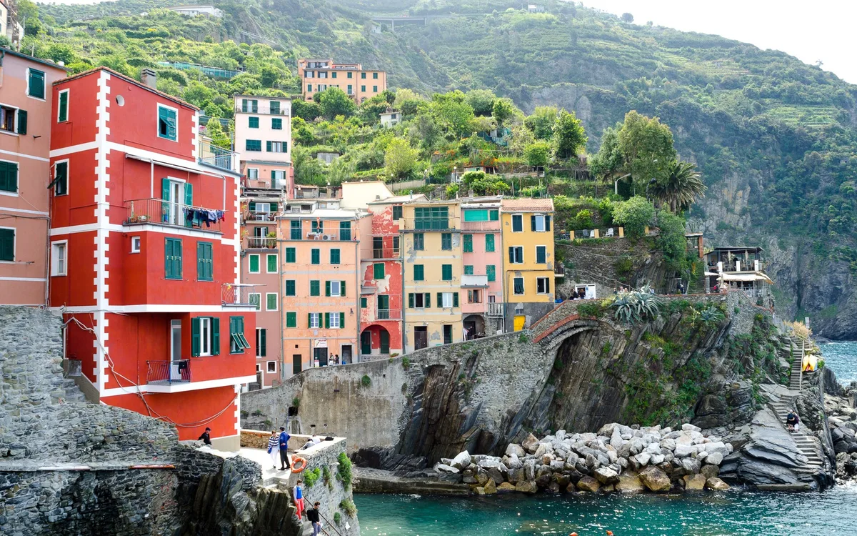 Riomaggiore Beach, Riomaggiore, Liguria, Italy — 4