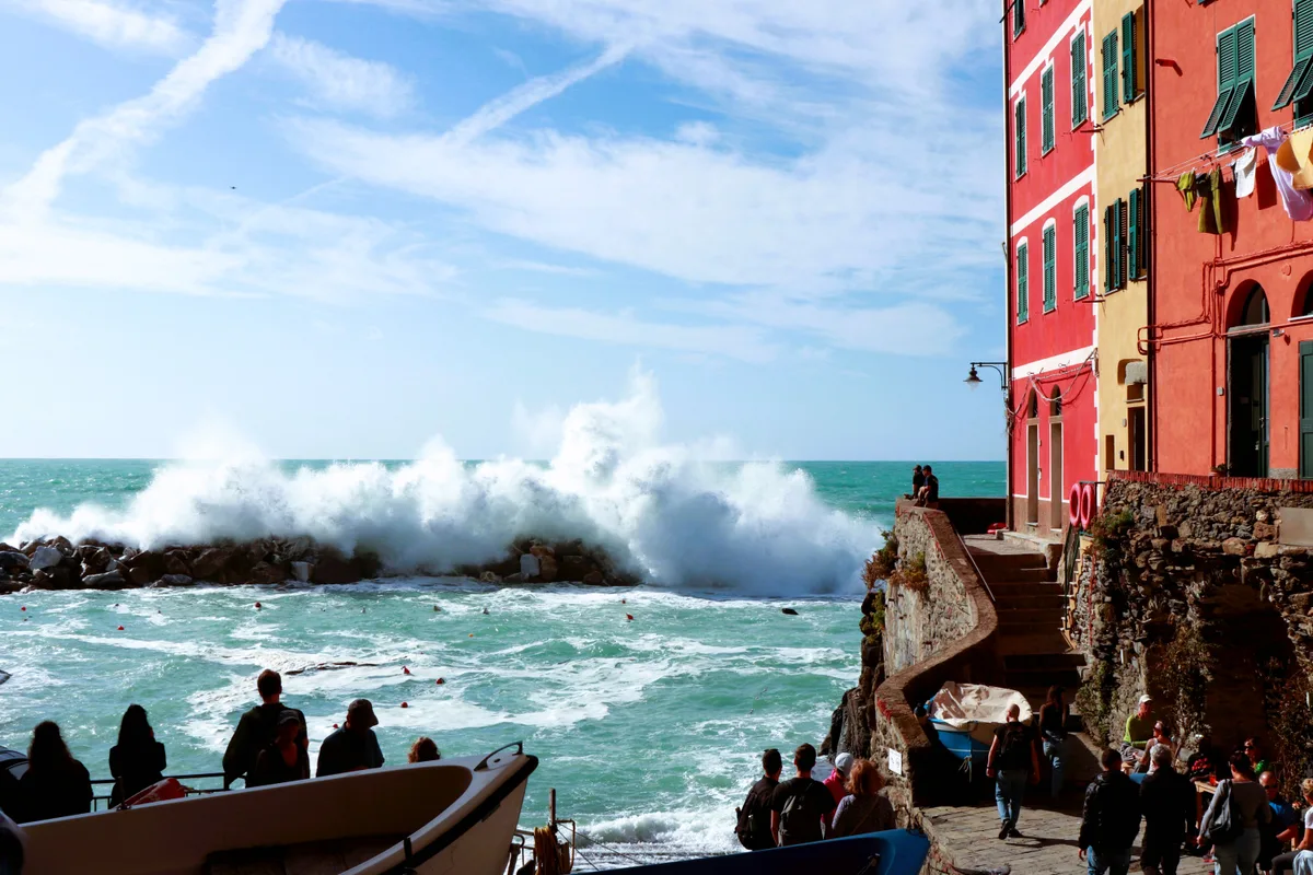 Riomaggiore Beach, Riomaggiore, Liguria, Italy — 3