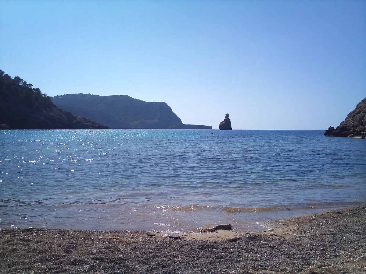 Benirrás Beach, Sant Joan de Labritja, Balearic Islands, Spain — 3
