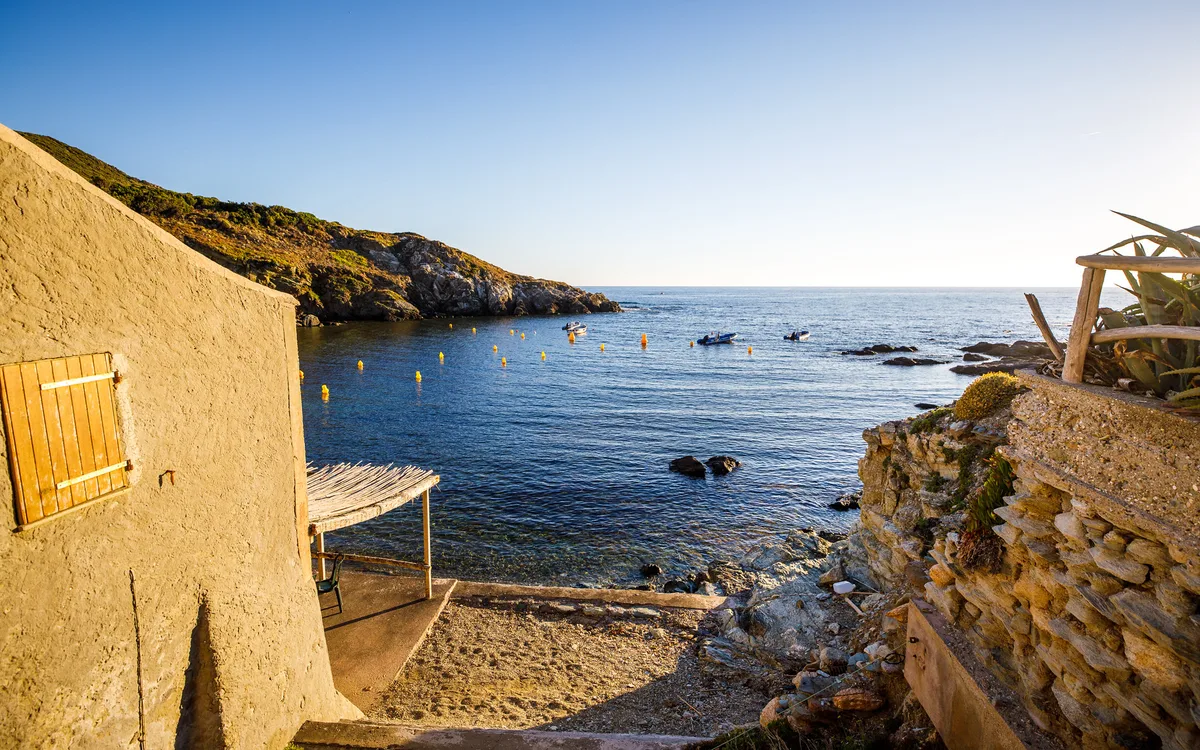 Playa de Centuri, Centuri, Corsica, Francia — 2