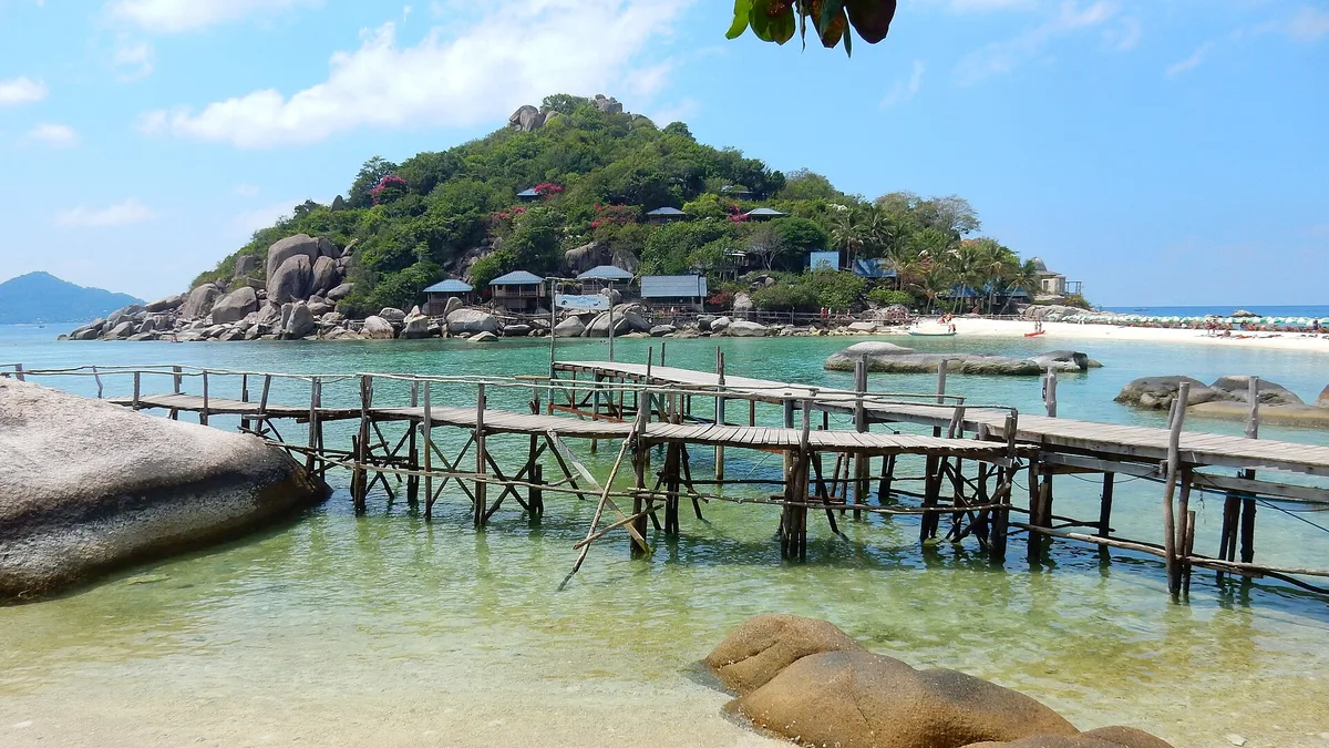 Koh Nang Yuan-Strand, Ko Tao, Gulf of Thailand, Thailand — 6
