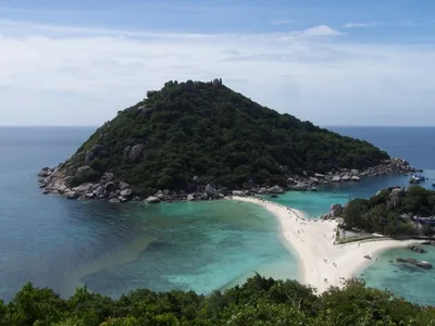 Koh Nang Yuan-Strand, Ko Tao, Gulf of Thailand, Thailand — 2
