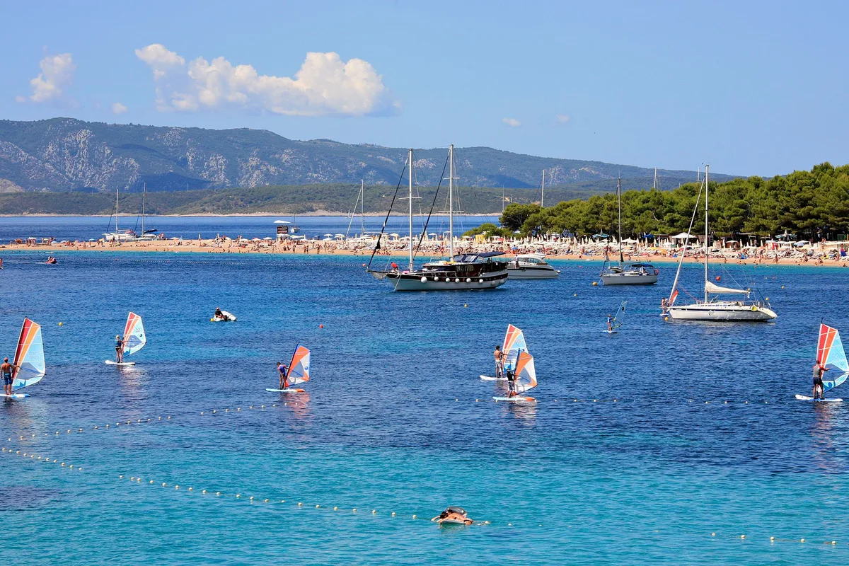 Zlatni Rat Beach, Bol, Adriatic Islands, Croatia — 3