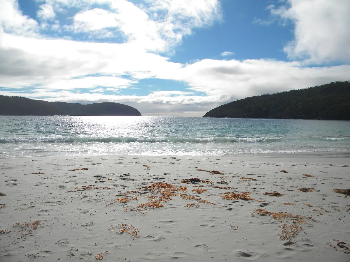 Fortescue Bay-Strand, Tasman, Tasmania, Australien — 2