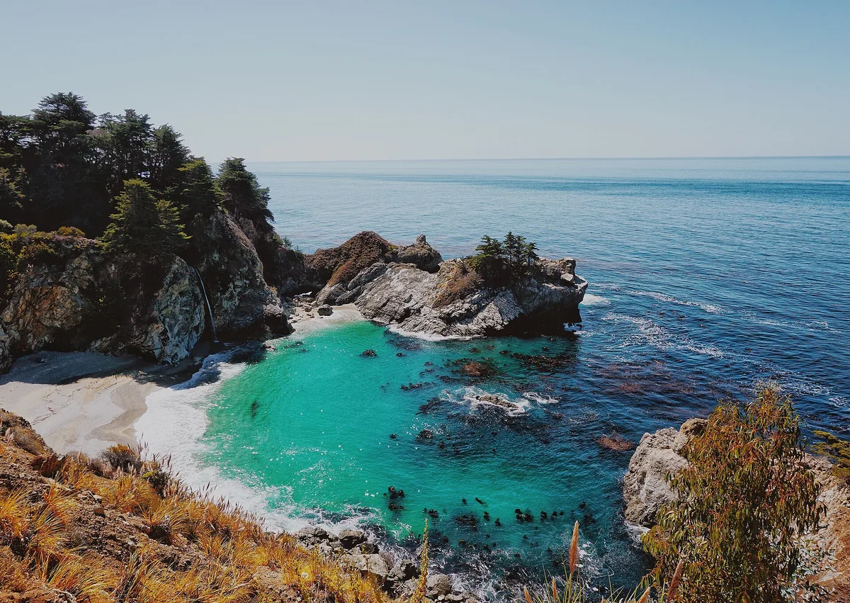 Cala di McWay Falls, Big Sur, Monterey County, California Coast, Stati Uniti — 5
