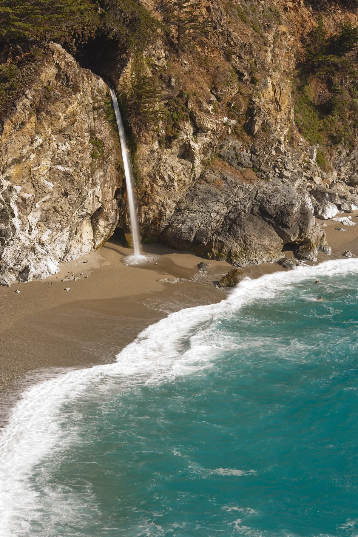 Cala di McWay Falls, Big Sur, Monterey County, California Coast, Stati Uniti