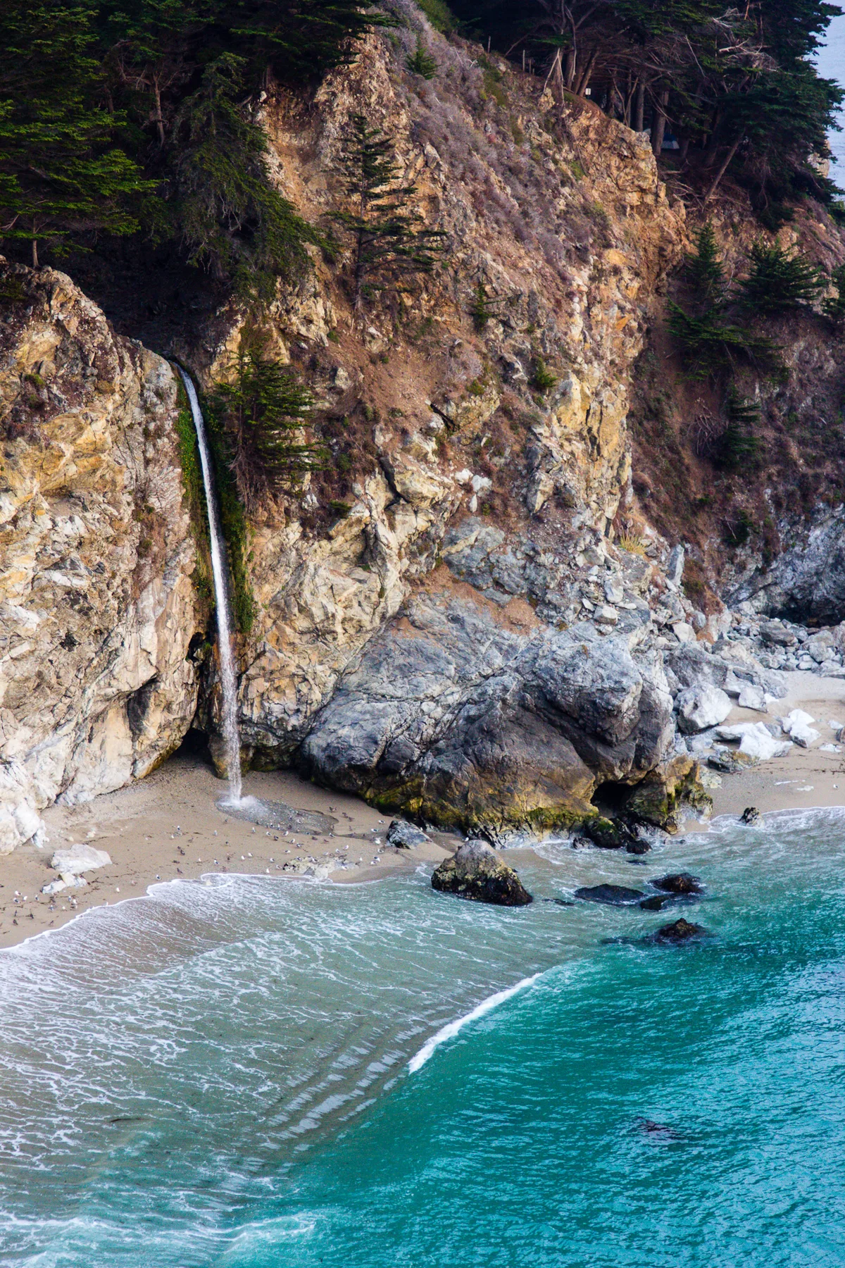 Cala di McWay Falls, Big Sur, Monterey County, California Coast, Stati Uniti — 2
