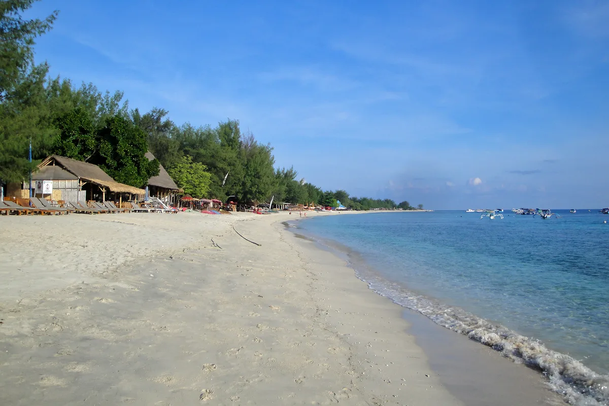 Bukit Gili Trawangan-Strand, Gili Indah, Lesser Sunda Islands, Indonesien — 2
