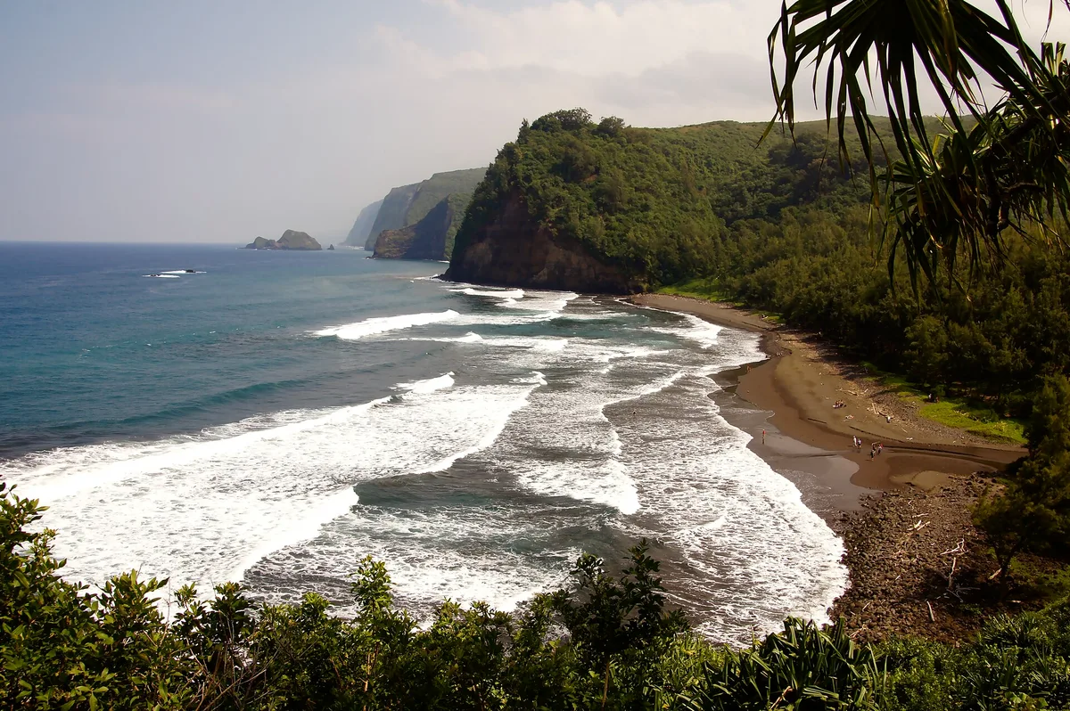 Playa de Pololu Valley, North Kohala, Hawaii, Estados Unidos